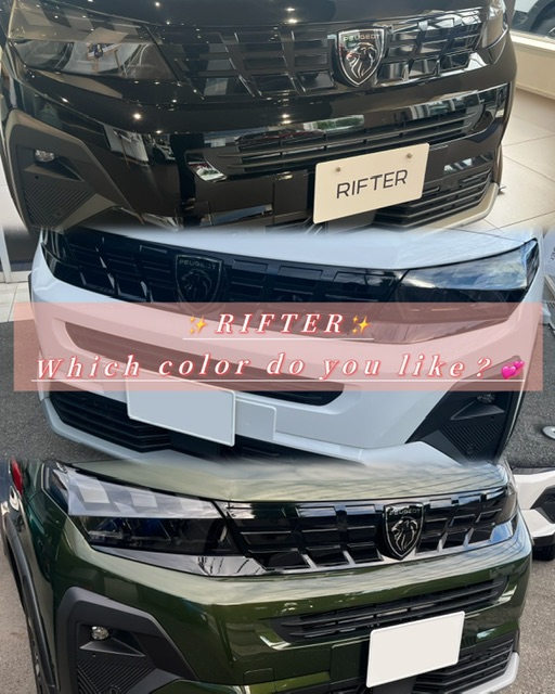 RIFTERのボディカラーを比較🎨✨