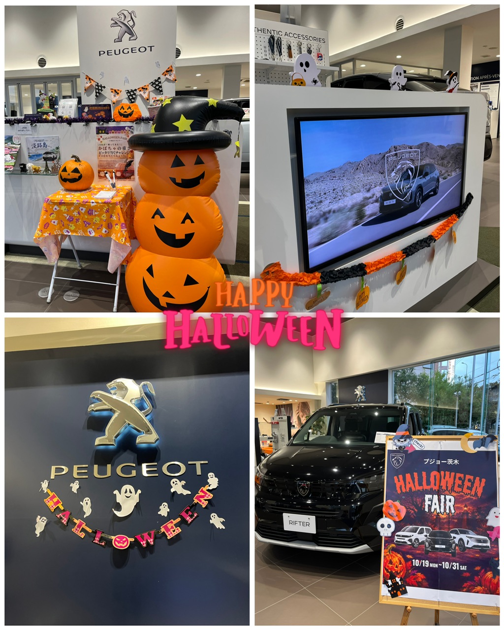 ショールームがハロウィン仕様に🎃🧡